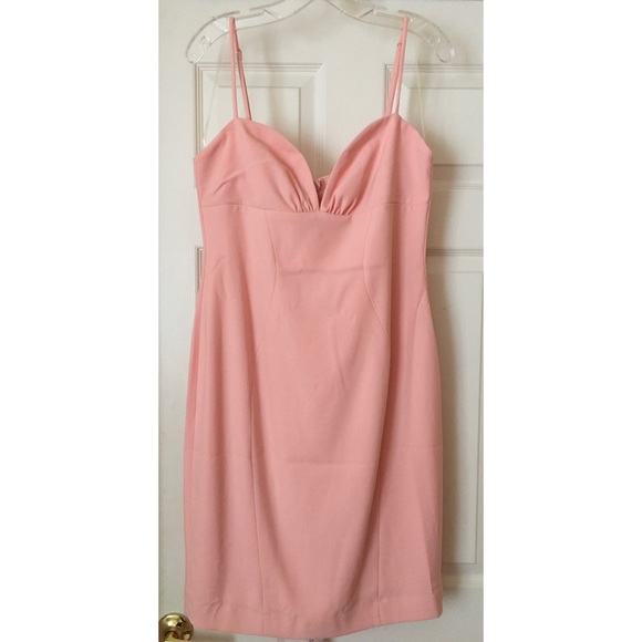 🍋✨ HOUSE OF CB Kata Midi Dress in Blush Pink L NWT - Picture 15 of 17